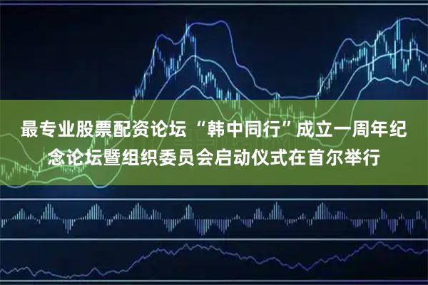 最专业股票配资论坛 “韩中同行”成立一周年纪念论坛暨组织委员会启动仪式在首尔举行